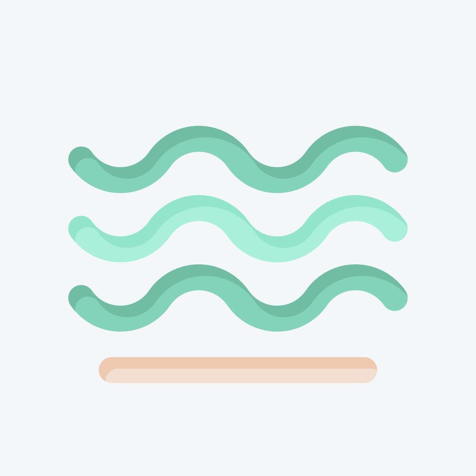 Icon Air. related to Air symbol. flat style. simple design editable vector