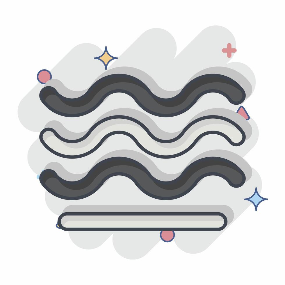 Icon Air. related to Air symbol. comic style. simple design editable vector