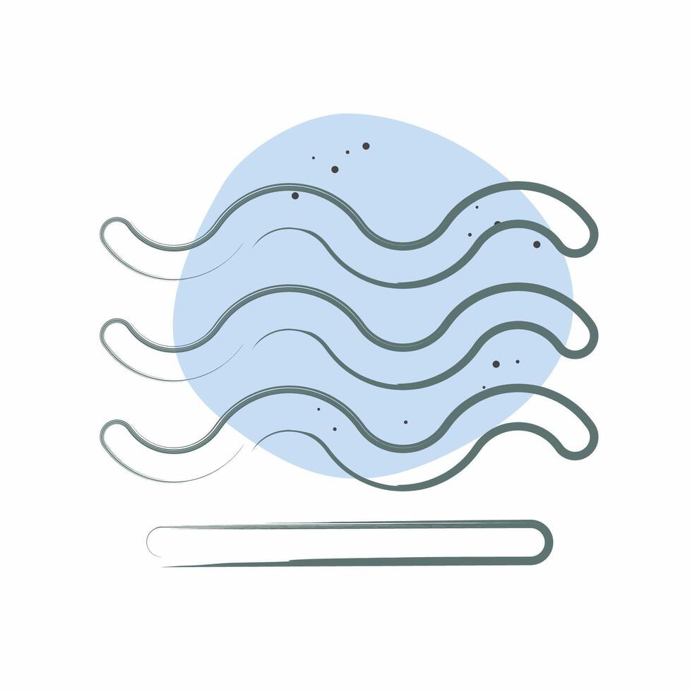 Icon Air. related to Air symbol. Color Spot Style. simple design editable vector