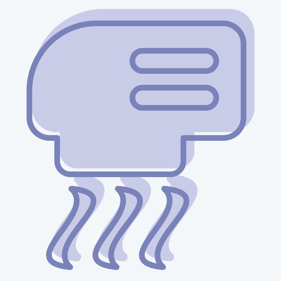 Icon Hand Dryer. related to Air symbol. two tone style. simple design editable vector