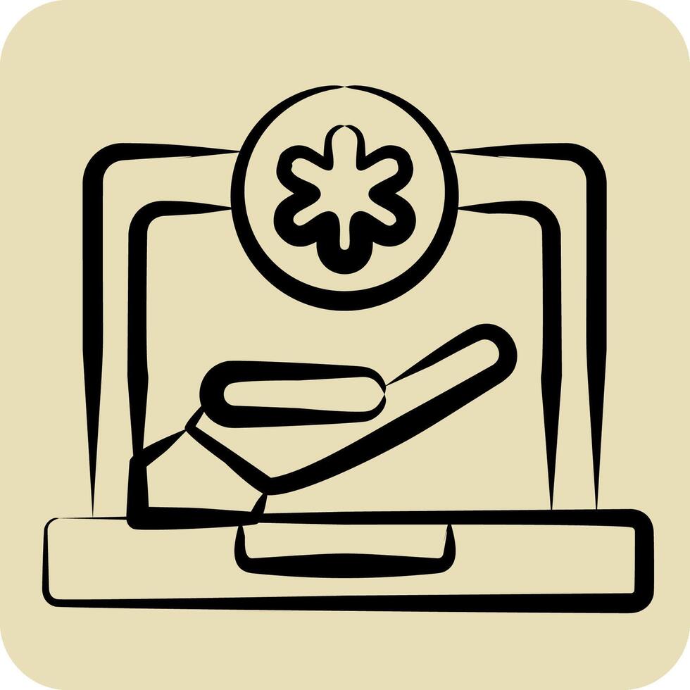 Icon Chat Bubbles. related to Dropshipping symbol. hand drawn style. design editable vector