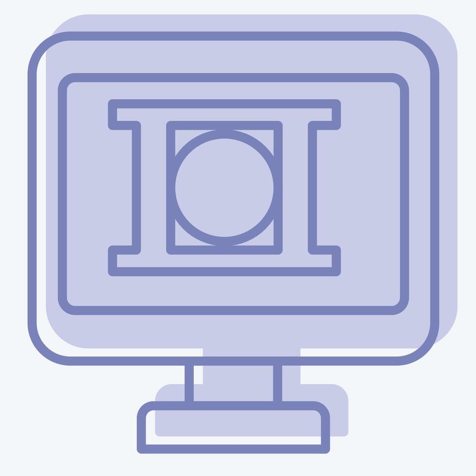 Icon Editing. related to Dropshipping symbol. two tone style. design editable vector