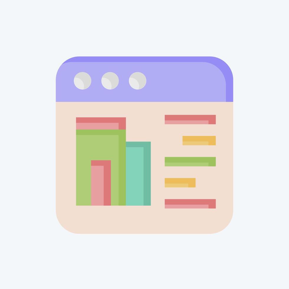 Icon Online Hotel . related to Dropshipping symbol. flat style. editable vector