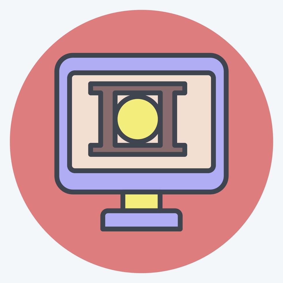 Icon Editing. related to Dropshipping symbol. color mate style. design editable vector