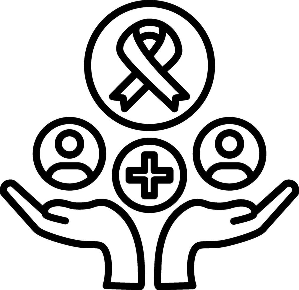 Awareness Line Icon vector