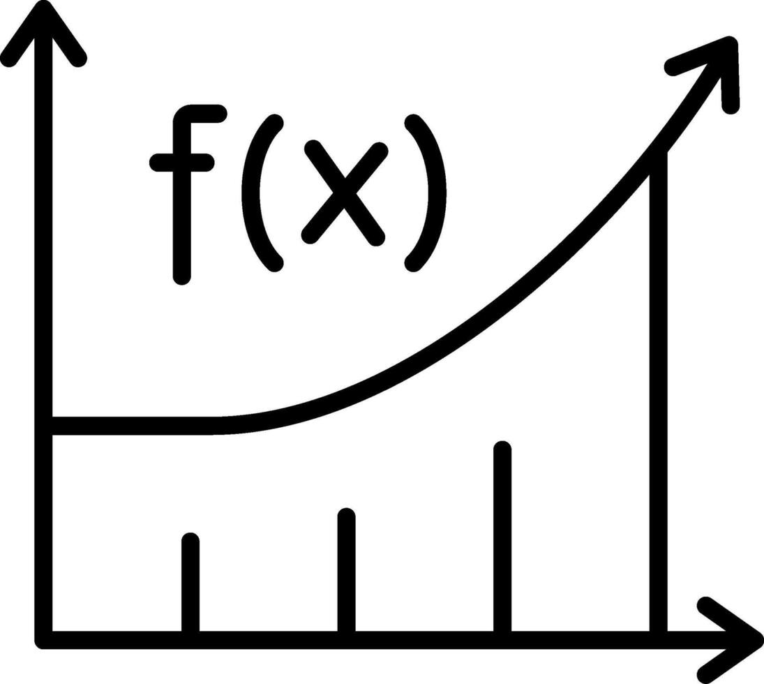 Math Line Icon vector