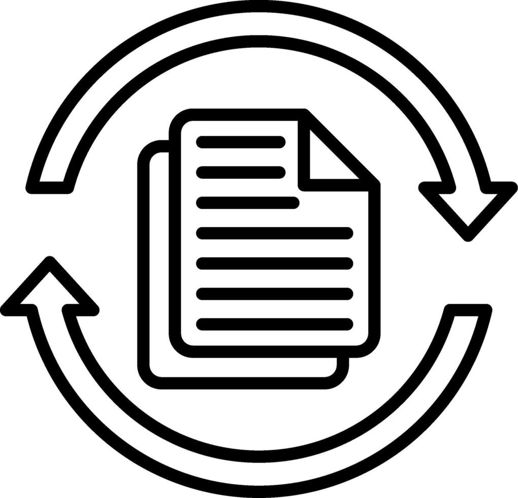 Data Line Icon vector