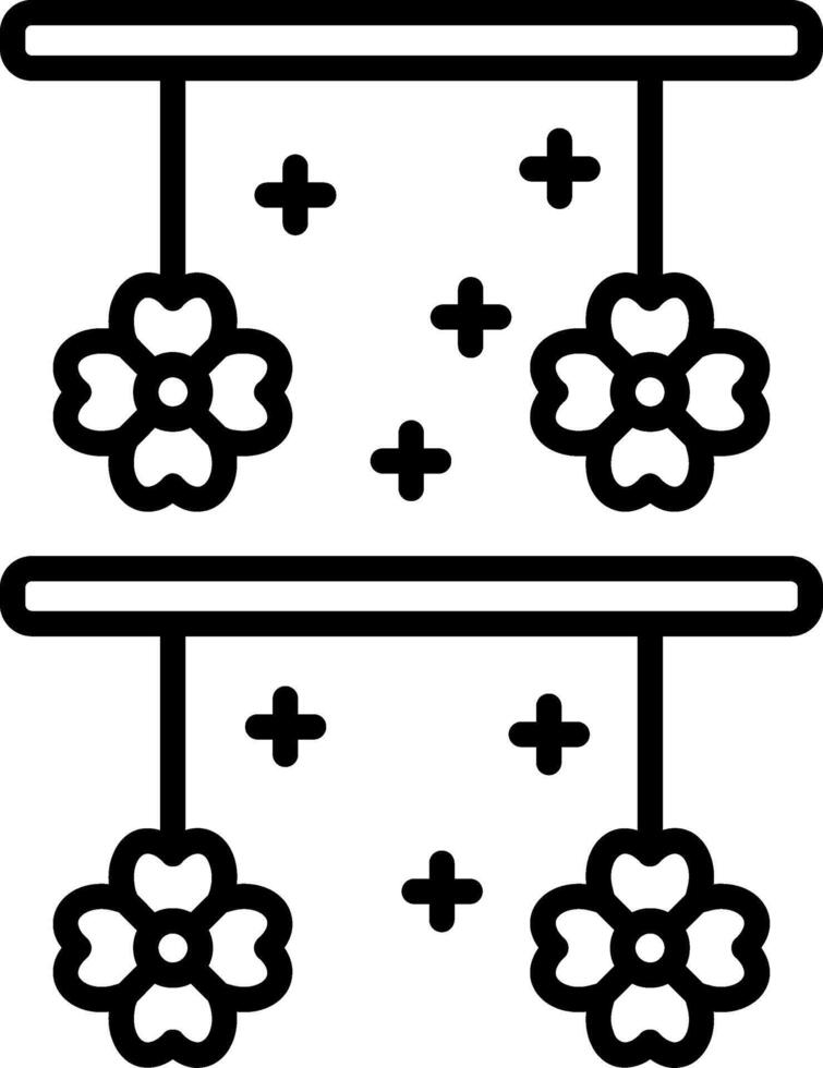 Festival Line Icon vector