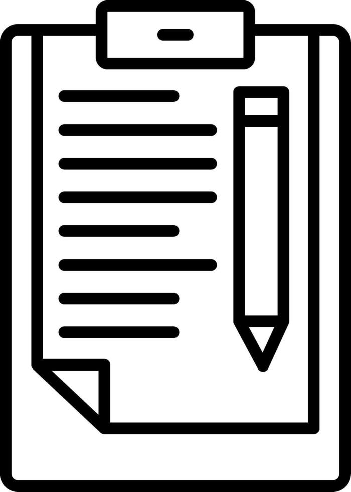Pad Line Icon vector