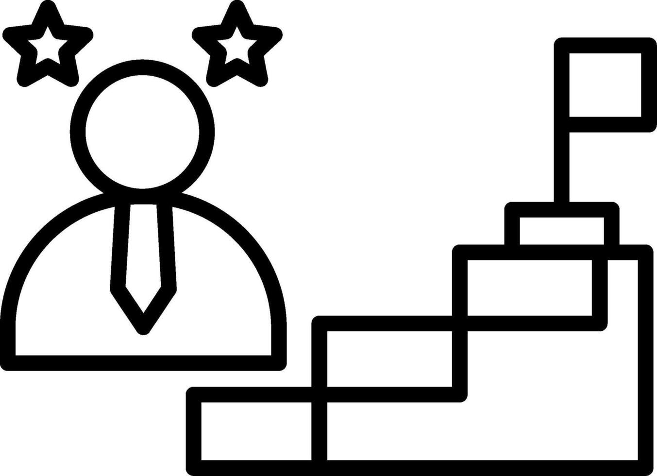 Career Line Icon vector