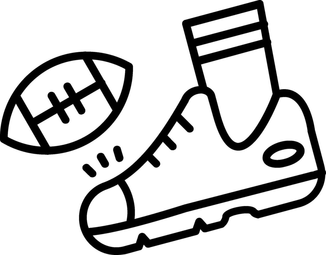 Kick Line Icon vector