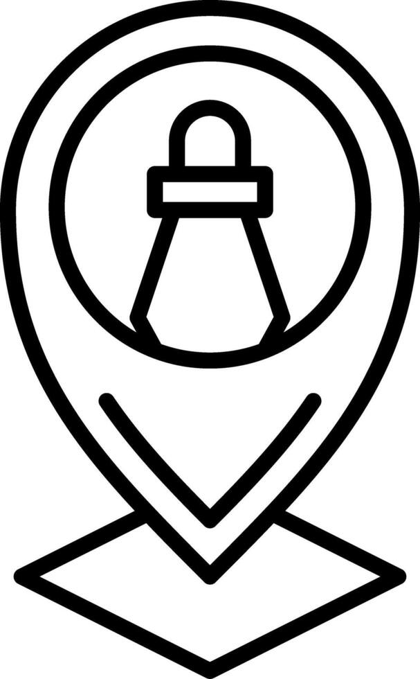 Chess Line Icon vector