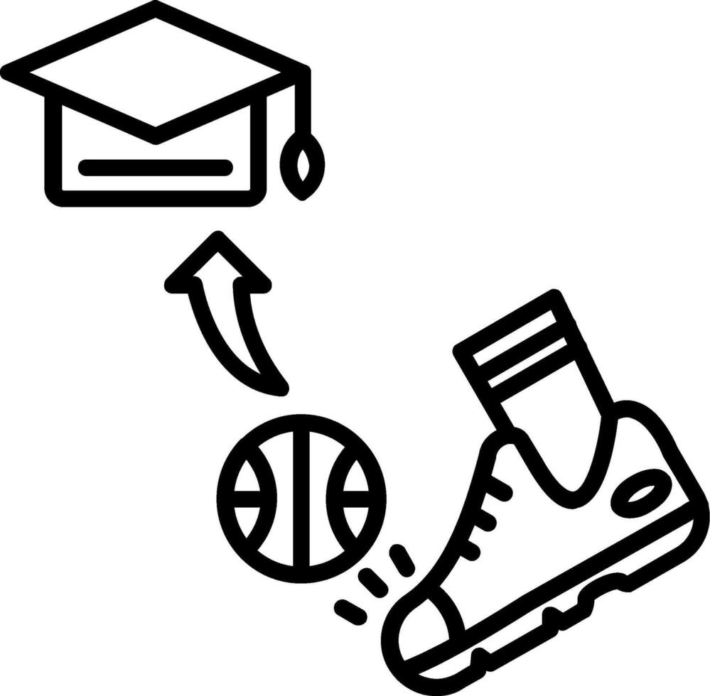 Sports and Competition Line Icon vector