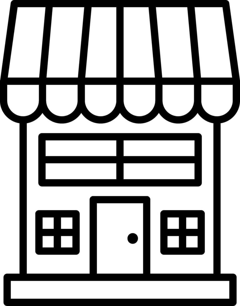 Retail Line Icon vector