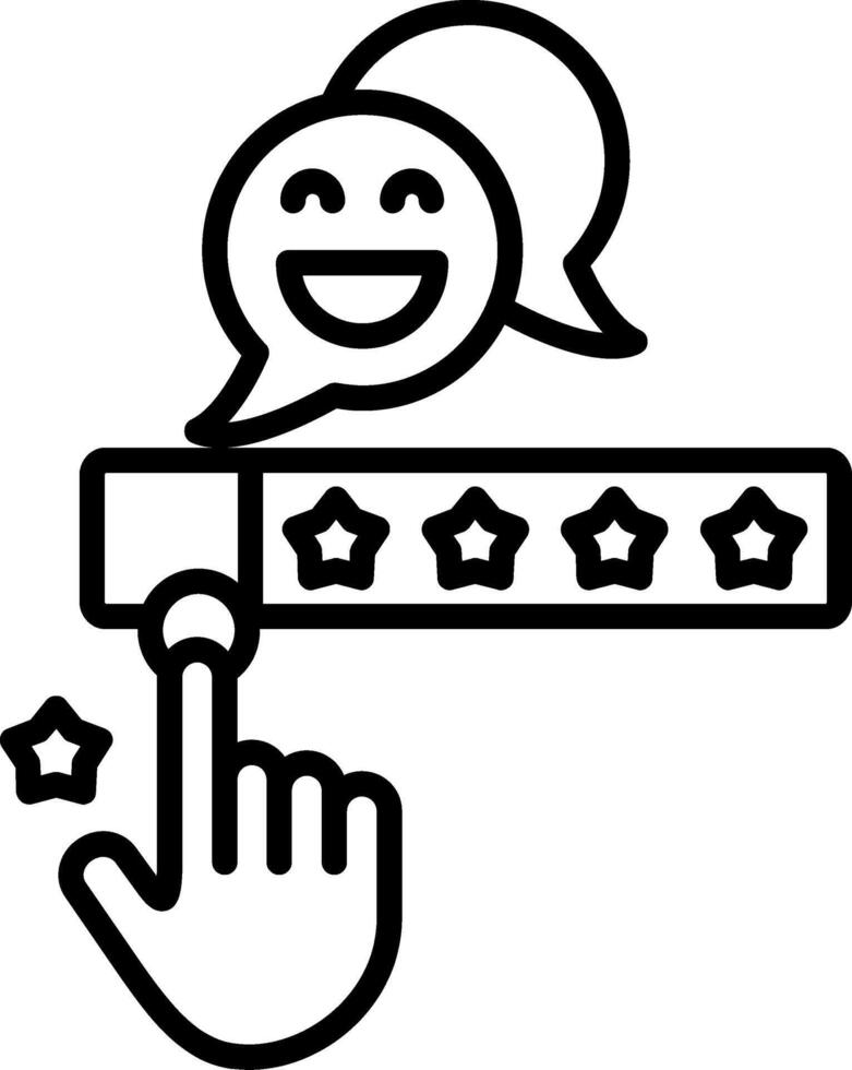 Best Customer Experience Line Icon vector