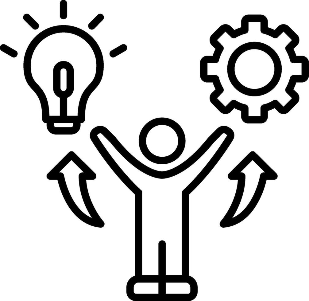 Practice Line Icon vector