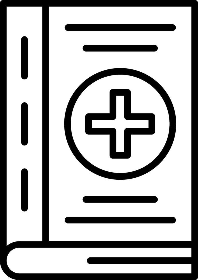 Book Line Icon vector