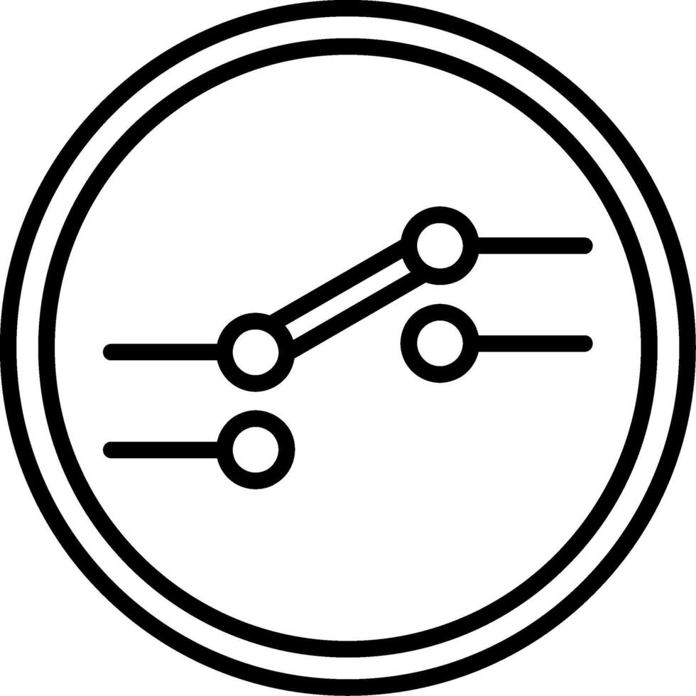 Changeover Line Icon vector