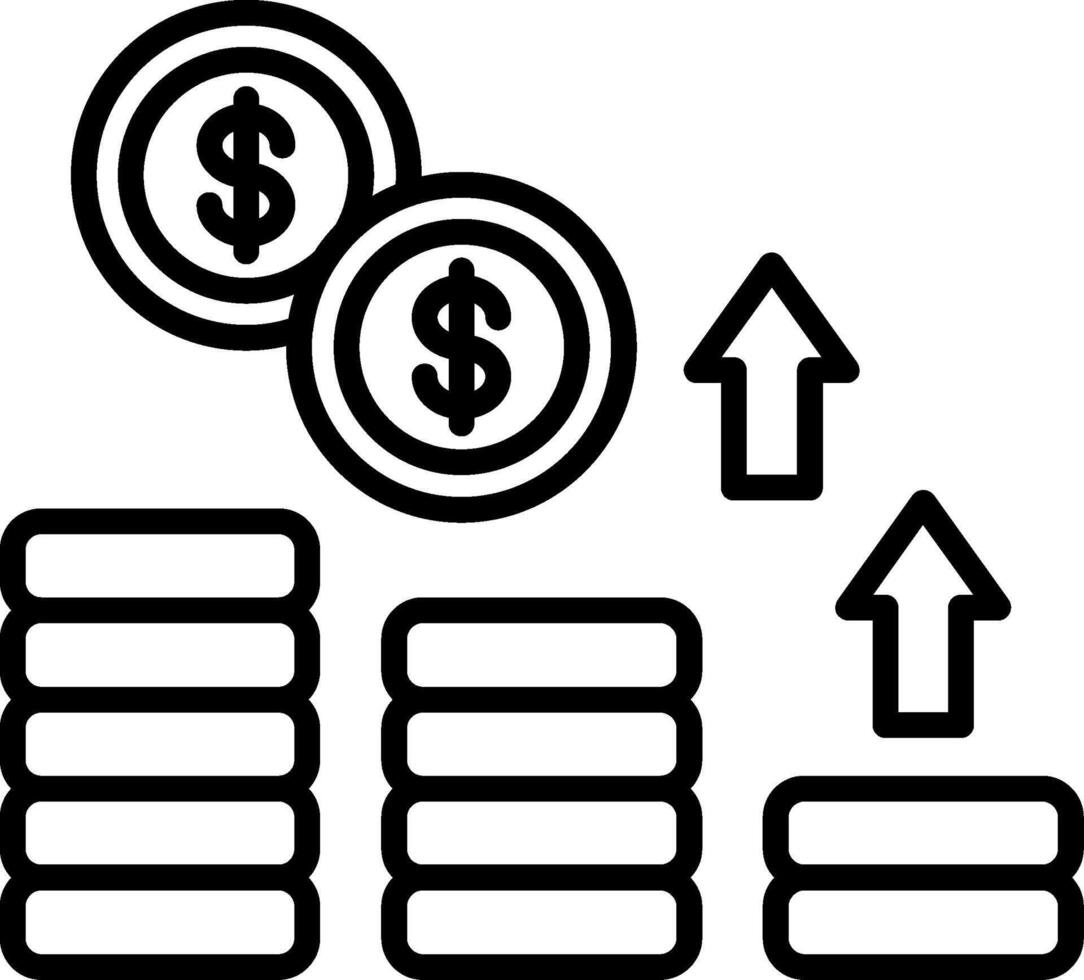 Money Line Icon vector