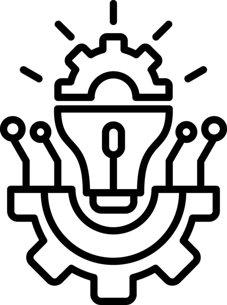Technology Line Icon vector