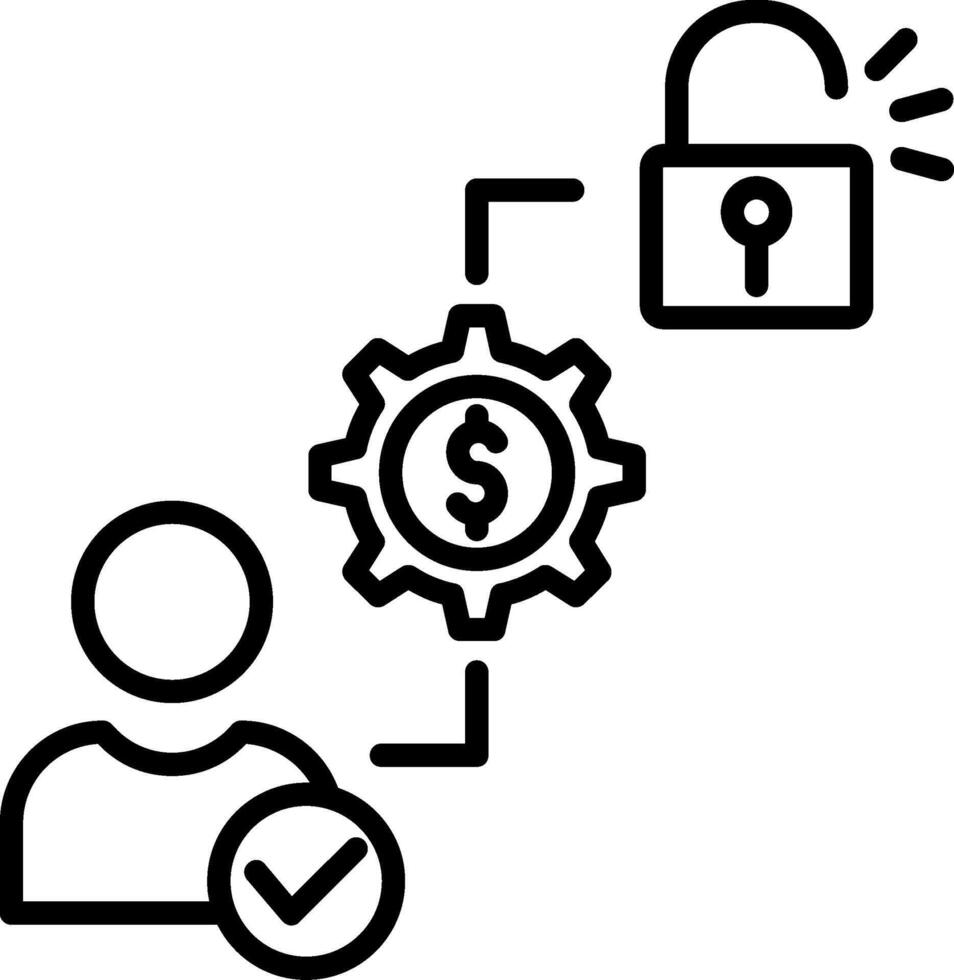 Freemium Line Icon vector