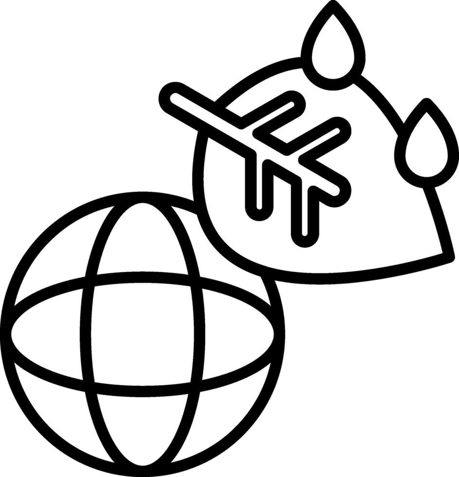 Environmental Line Icon vector
