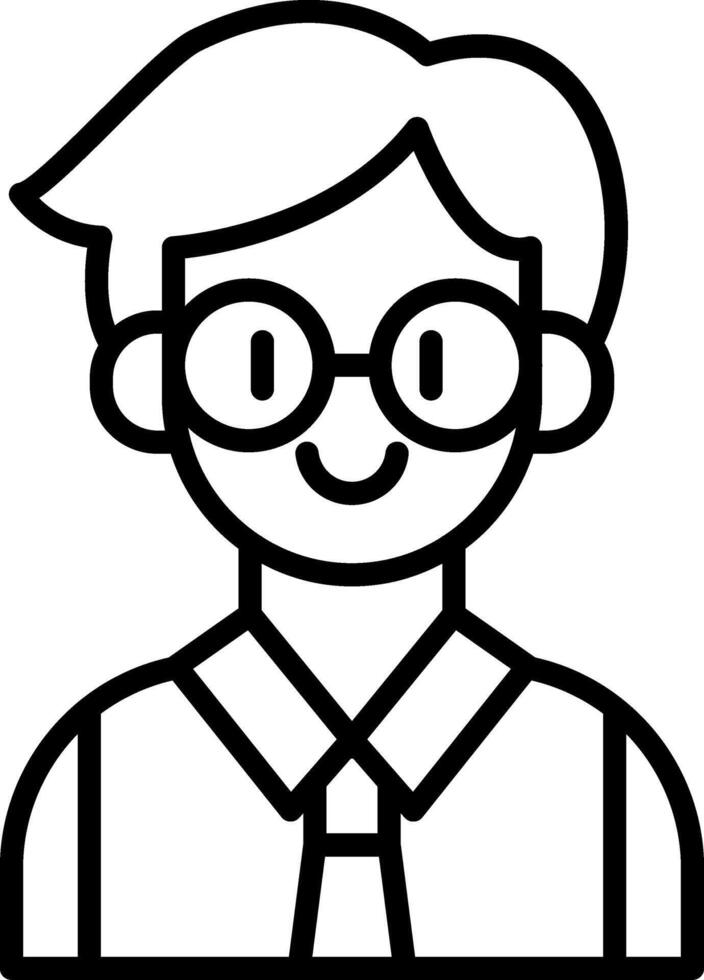 Teacher Line Icon vector