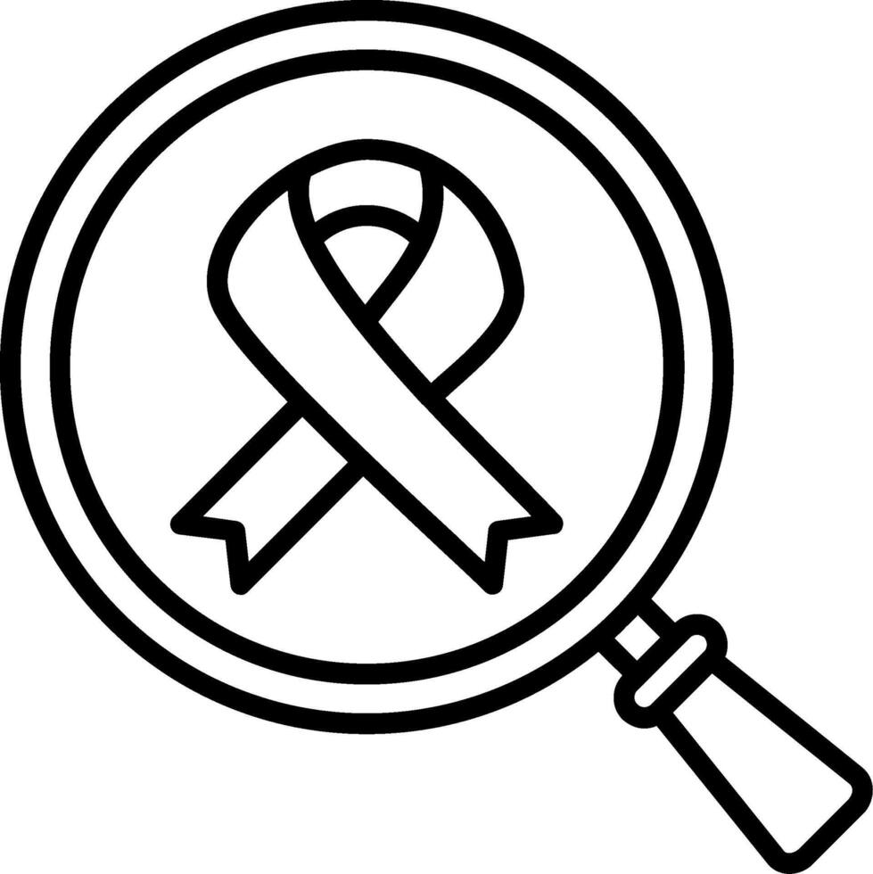 Search Line Icon vector