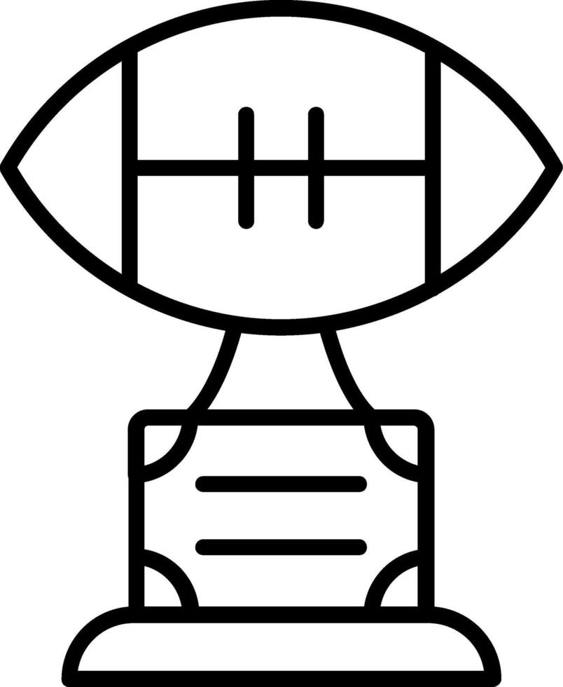 Trophy Line Icon vector