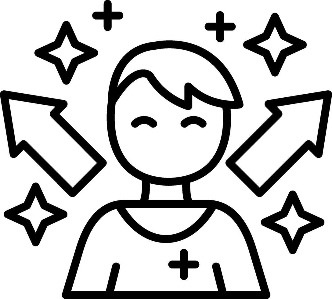 Opportunity Line Icon vector