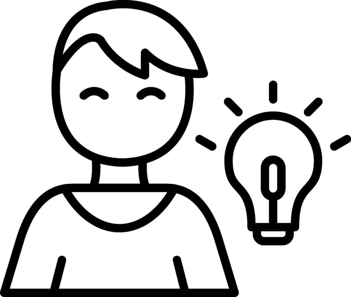 Idea Line Icon vector