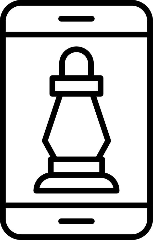 Smartphone Line Icon vector