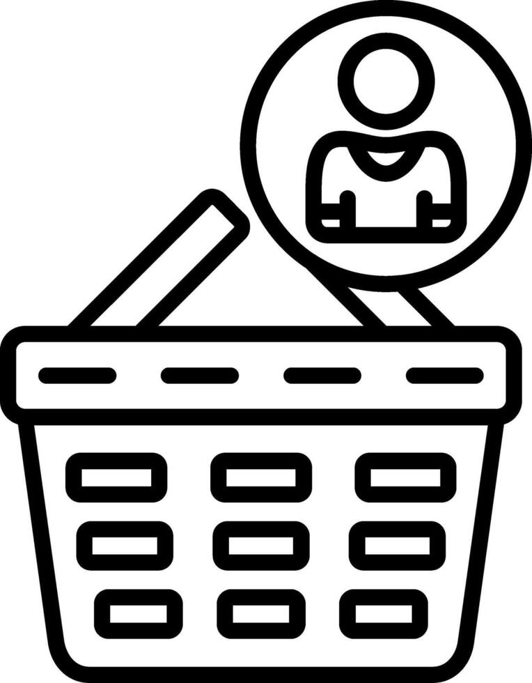 Customer Line Icon vector