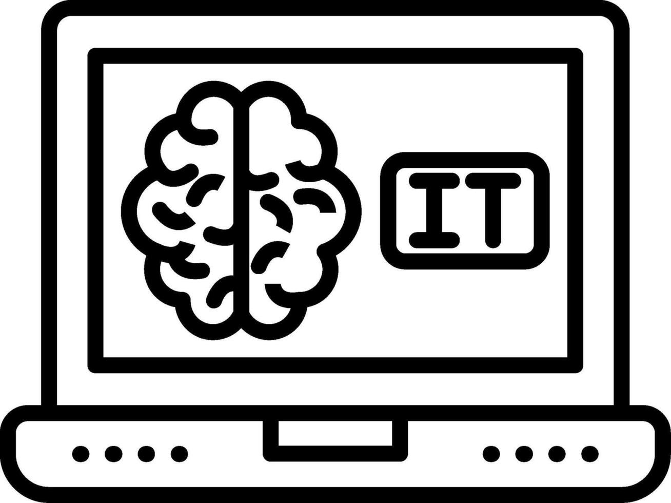 It Line Icon vector