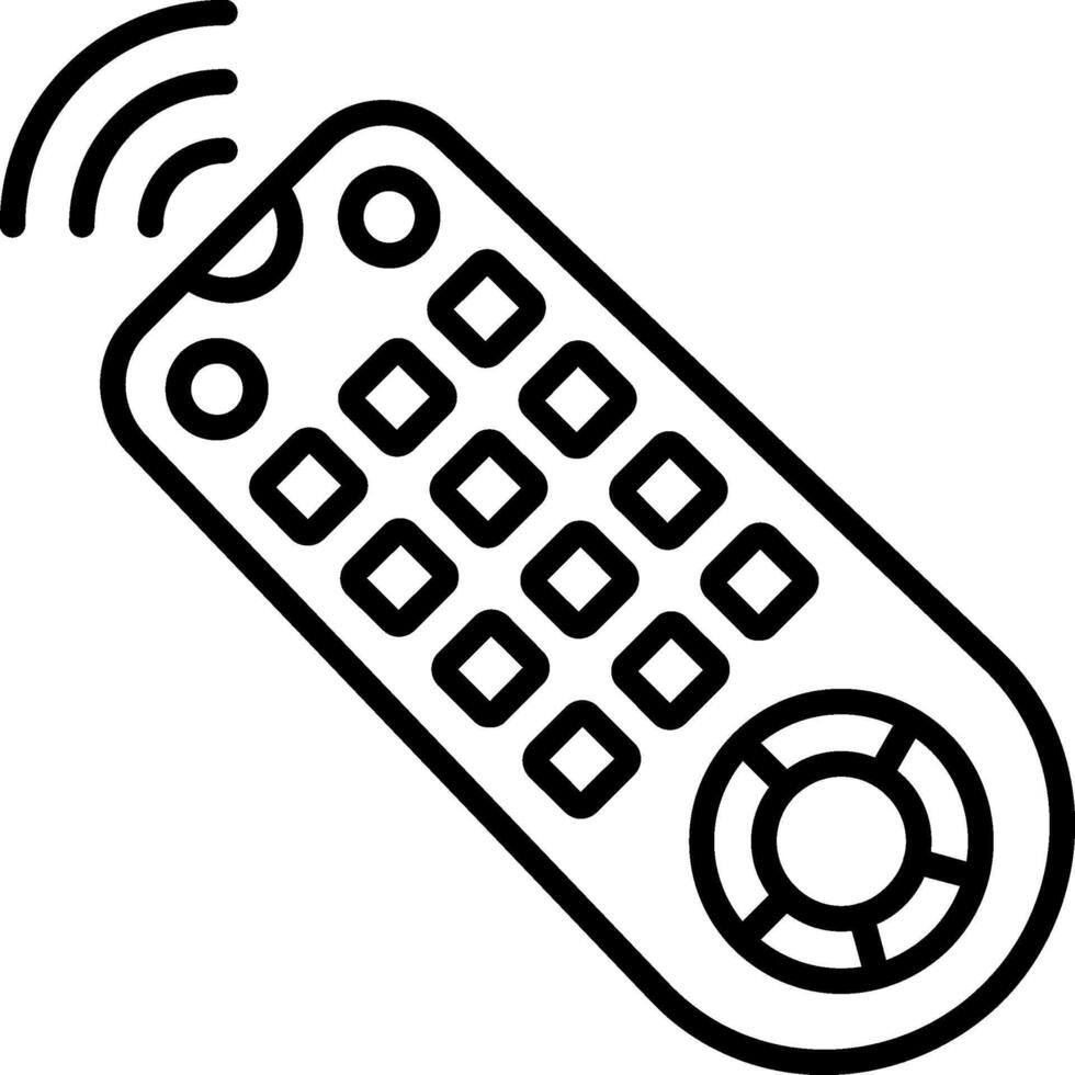 Remote Control Line Icon vector