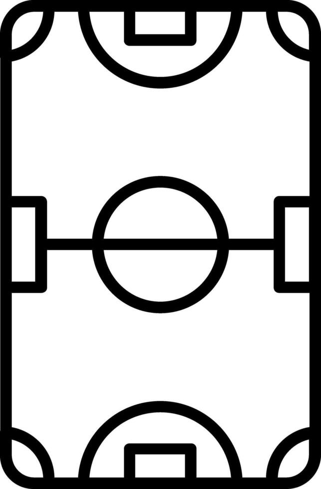 Field Line Icon vector