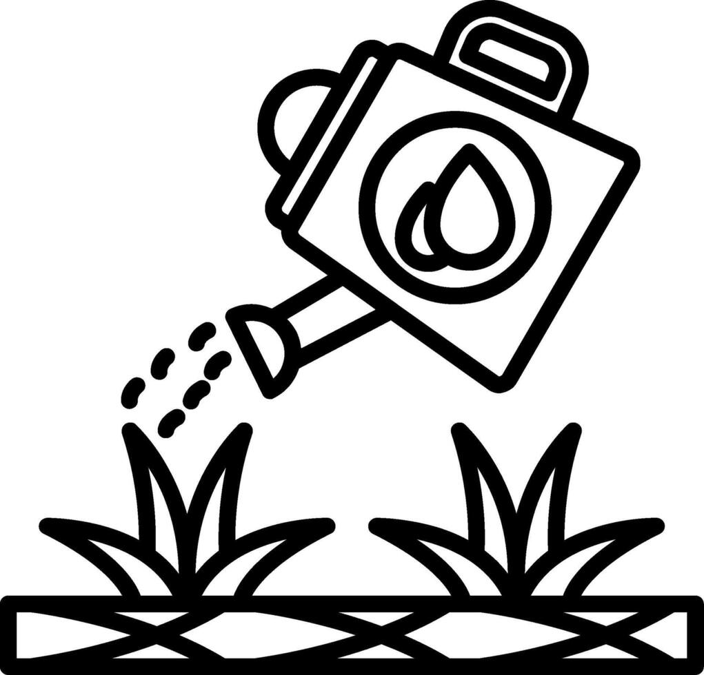 Crop Line Icon vector