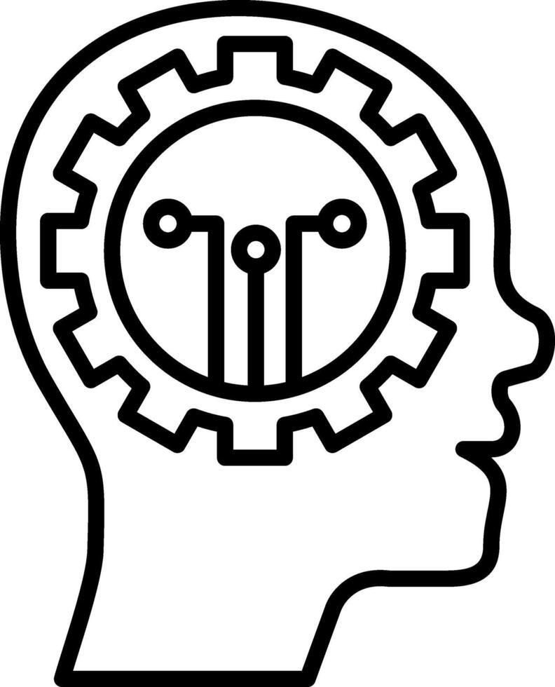 Skill Line Icon vector
