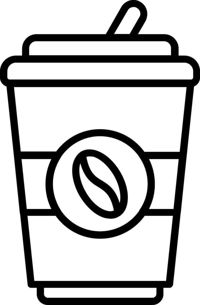 Soda Line Icon vector