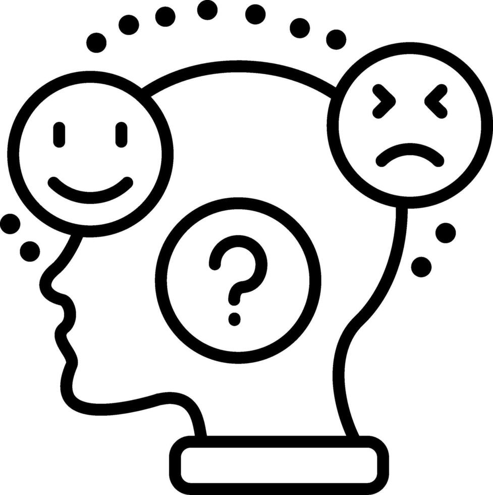 Behavioral Line Icon vector