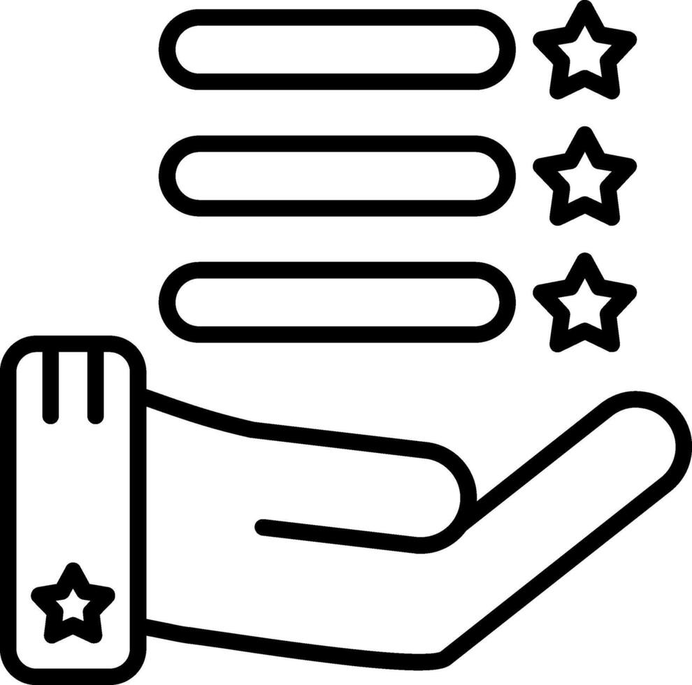 New Features Line Icon vector