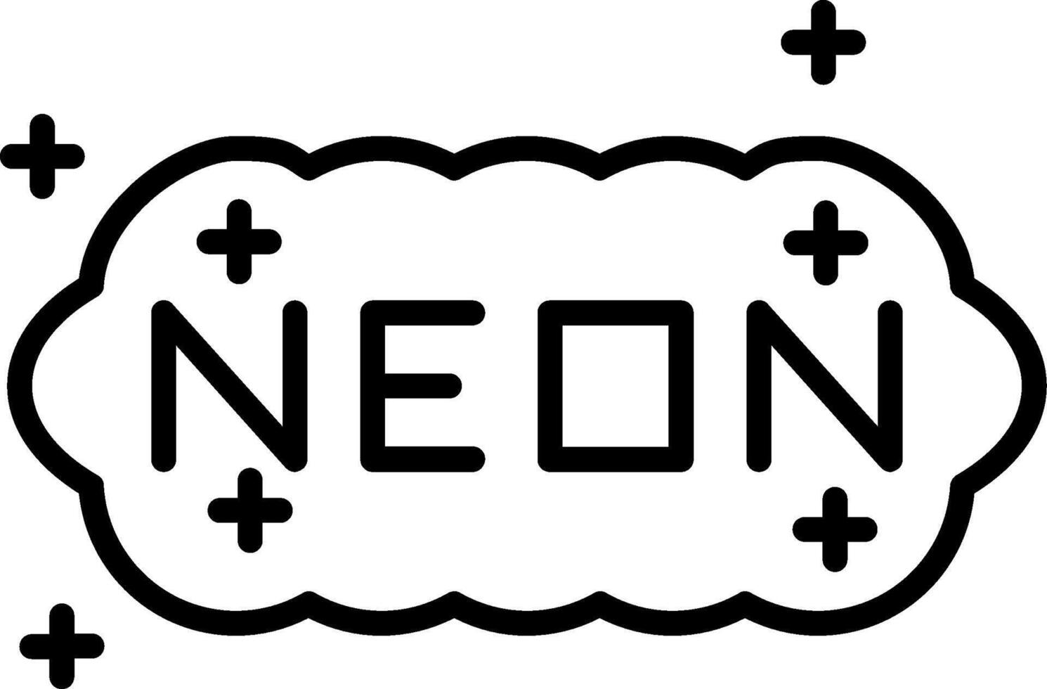 Neon Line Icon vector