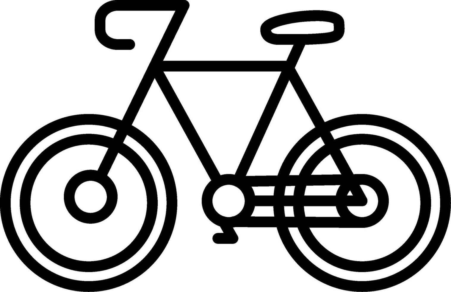 Bicycle Line Icon vector