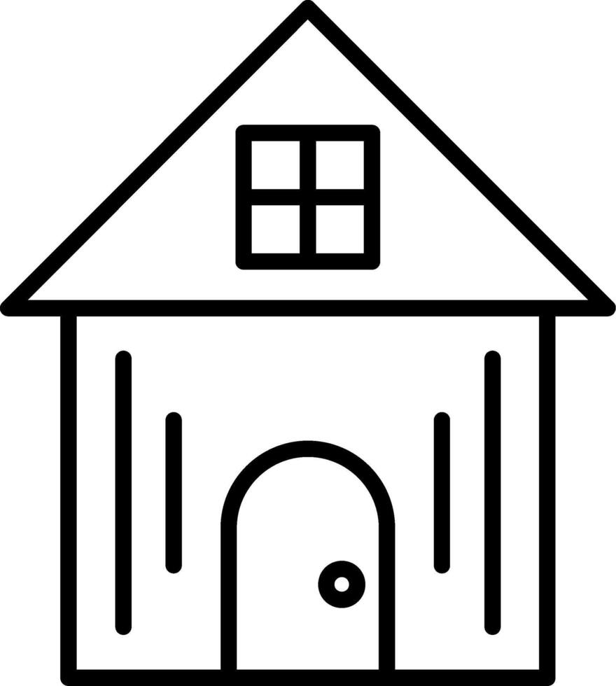 Real Estate Line Icon vector