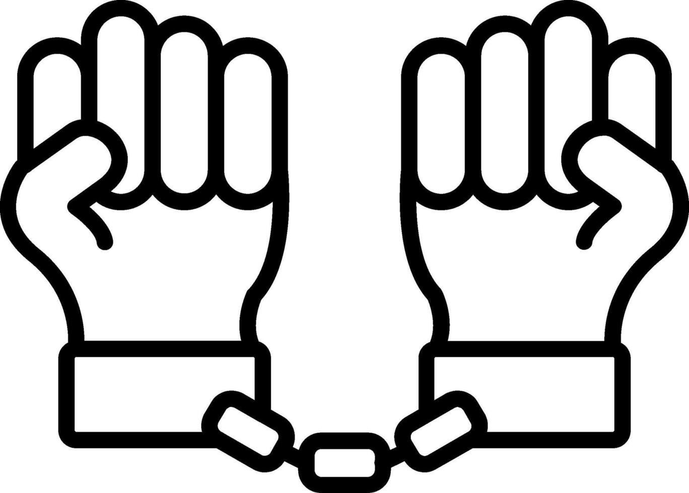 Slave Line Icon vector
