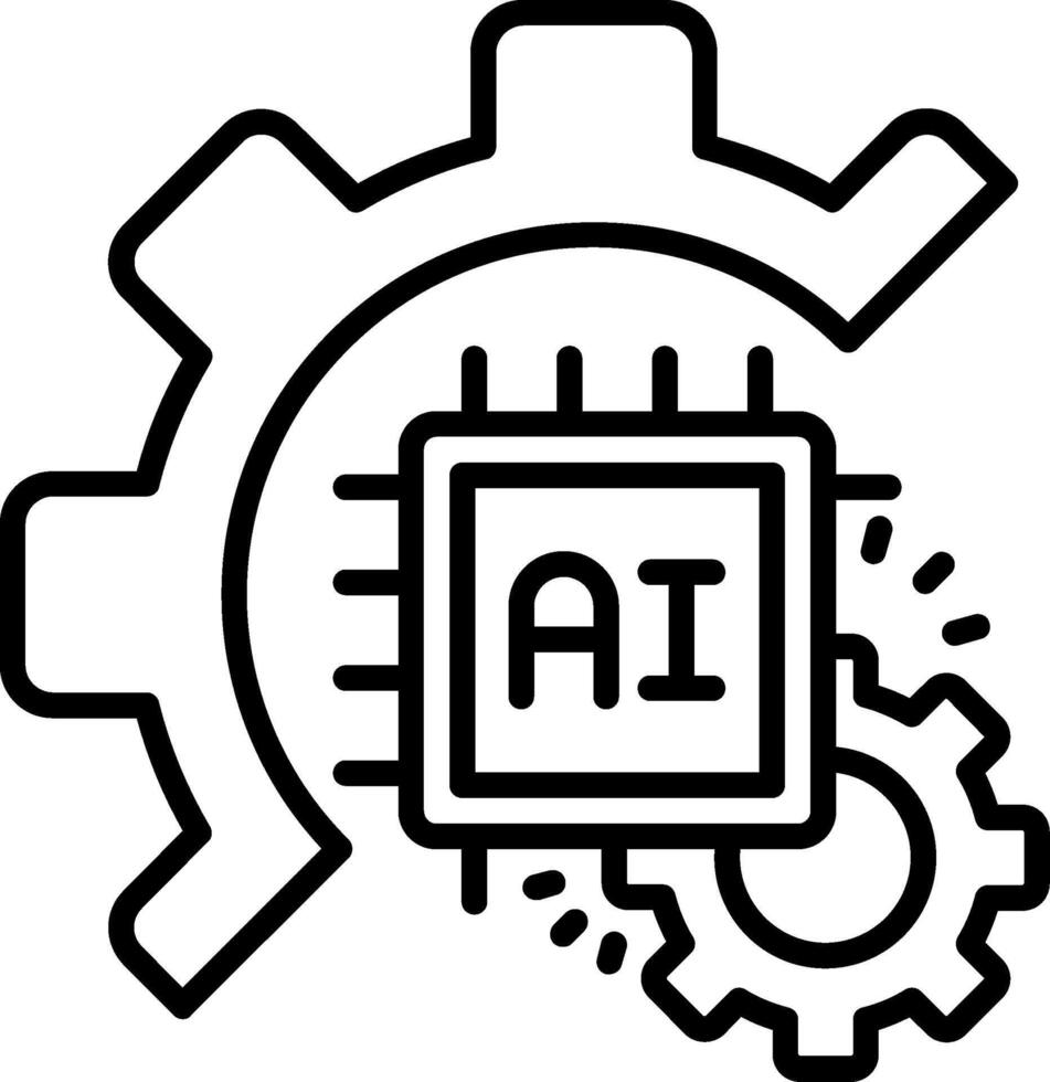 Technology Line Icon vector
