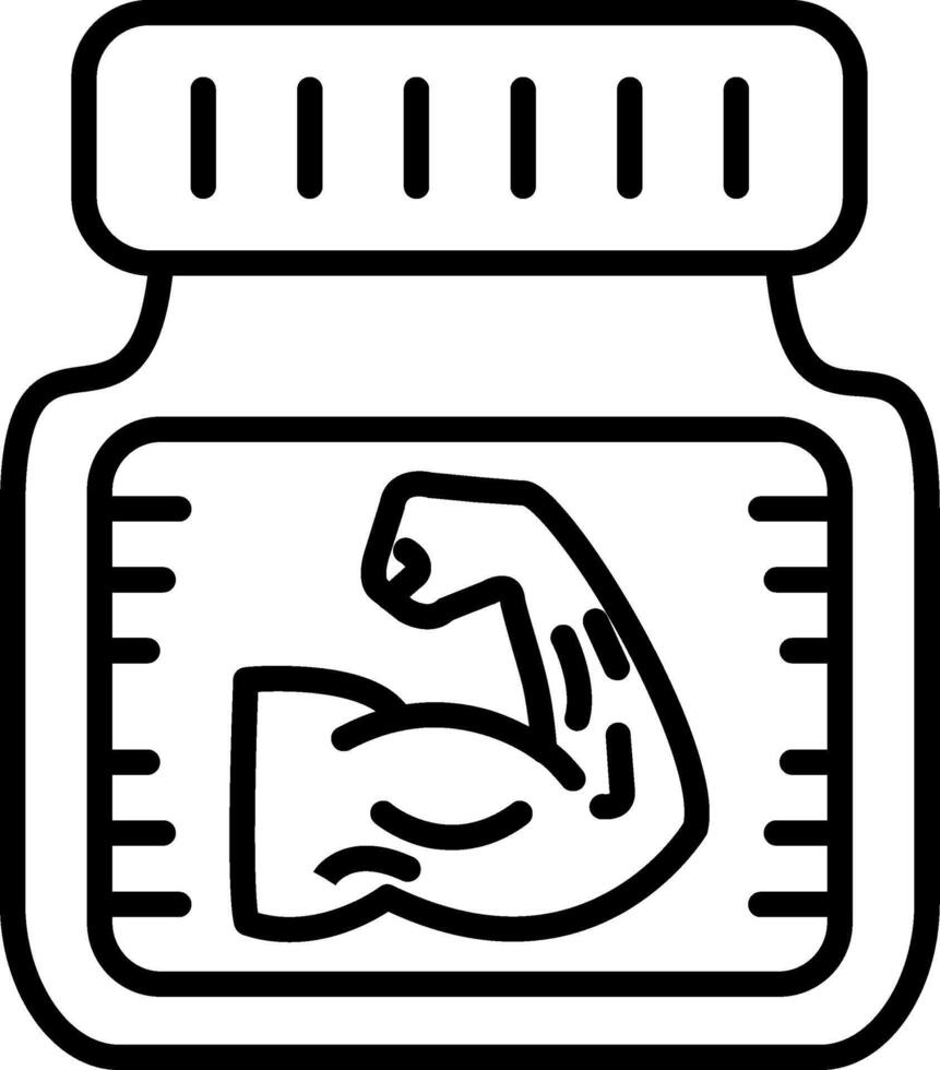Supplements Line Icon vector
