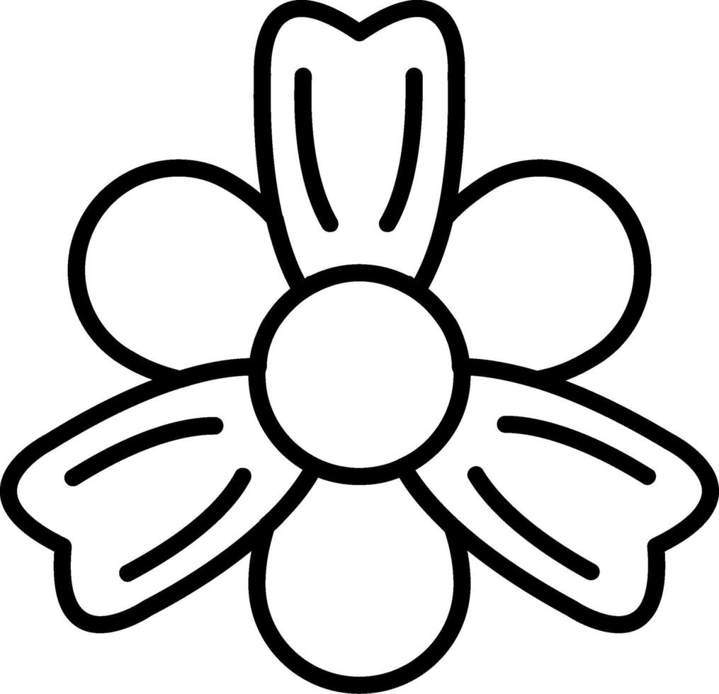 Freesia Line Icon vector