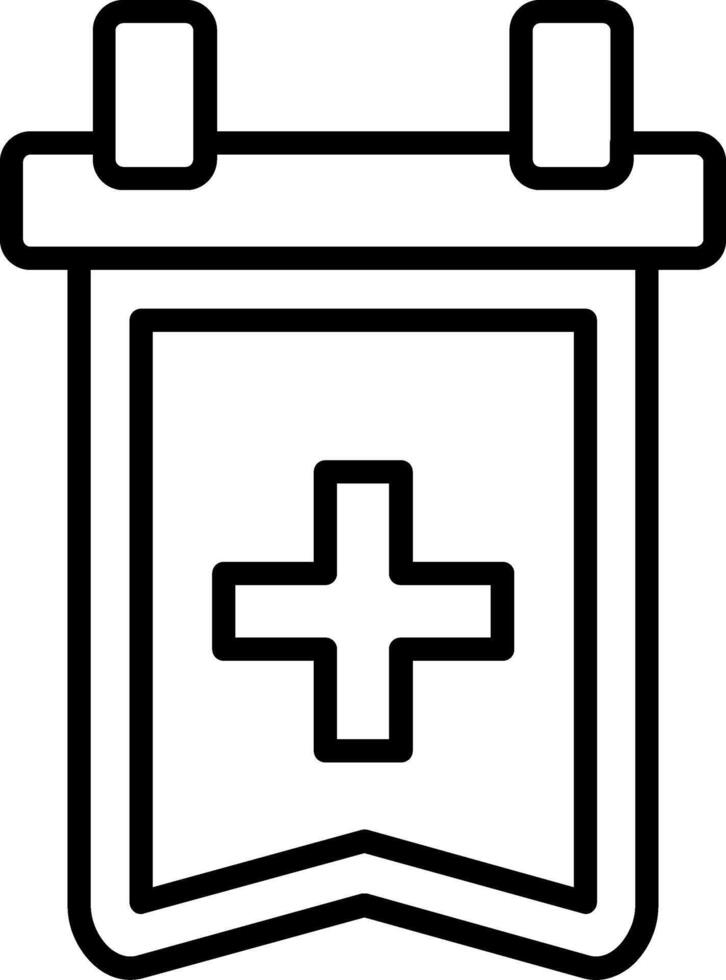 Medieval Line Icon vector