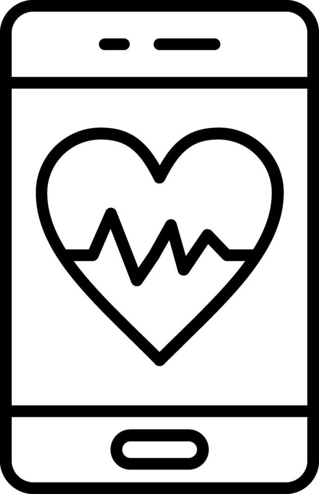 App Line Icon vector